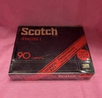 Scotch Master 90 Min Blank Cassette Tape Normal Bias 120 Eq C-box. Fixed Price $26.00.