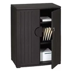 Iceberg 92561 Rough Ready Storage Cabinet, Black, Hdpe, Shelves, 36 W. Fixed Price $385.99.