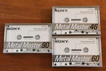 New Sealed Sony Metal Master Cassette Tape Lot 46 60 90 Min Of 3. Fixed Price $659.30.