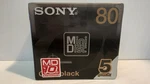 (5PK) Sony Onyx Black 80-MINUTE Blank Md Minidiscs (ships From Usa Quickly!). Fixed Price $54.95.