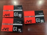 Lot Of 3 Vintage Jvc Gi 90 Blank Audio Cassette Tapes Type Iec Sealed. Fixed Price $11.50.
