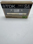 Tdk Sa 90 Type Ii Blank High CRO2 Audio Cassette Tape Sealed New. Fixed Price $11.68.