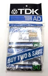 Vintage Tdk AD90 Blank Cassette Tape 2 Pack Sealed Nos Type Audio Analog. Fixed Price $24.99.