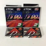 Tdk (4) D90 (2) D60 Blank Audio Cassette Tapes High Output Ieci/type. Fixed Price $12.99.