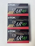 Lot Of 3X Tdk AR90 Min Type Cassette Tape Recordable High Output Low Noise. Fixed Price $59.99.