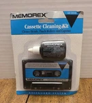 Memorex Cassette Cleaning Kit Audio Head Cleaner Tape & Solution New Vintage. Fixed Price $24.99.