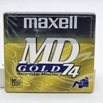 Maxell MD-74GD Gold Recordable Minidisc Minute Blank Audio Recording. Fixed Price $7.95.