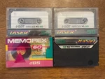 Lot Of 3 Laser 90 Xl Cassette Tapes And 1 Sealed Memorex 60. Fixed Price $6.99.