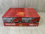 Maxell UR-90 Normal Bias Audio Cassette 90MIN 1 Pack Lot Of 20 Sealed Tapes. Fixed Price $29.00.