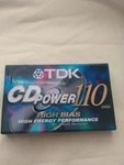 New Tdk Cd Power High Bias 110 Minutes Type Ii Cassette Tape Two Pack. Fixed Price $8.00.