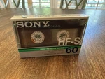 Vintage Sealed Sony HF-S60 Blank Cassette Tape Made Japan Type. Fixed Price $18.99.