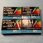 Tdk DC4-120 Data Cartridge Tape, 4MM DDS-2 120M New Sealed Lot Of Tapes. Fixed Price $23.99.