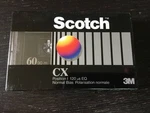 3M Scotch CX60 Type Blank Cassette Tape Made In Korea New Old Stock Nos. Fixed Price $9.99.