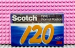 Scotch 120 Type I Blank Cassette Tape (1) (sealed). Fixed Price $19.79.