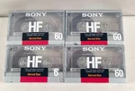 4 Sony Hf 60 Minutes Cassette Tapes. Fixed Price $10.39.