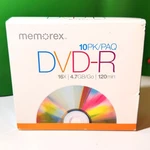 Bundle 9 Memorex Dvd-r 4.7GB 120MIN 16X Slim Cases & Philips Cd-r 700MB 80MIN. Fixed Price $15.00.