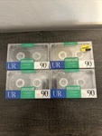 Lot Of 4 Maxell Ur 90 Iec Type 1 Blank Cassette Tapes Sealed. Fixed Price $12.99.