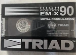 Triad Em-x 90MIN High Position Metal Formulation Blank Audio Cassette Tape New. Fixed Price $47.99.