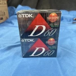 Tdk D60 Tape 10 Pack Brick Sealed 1990S Type Normal Position Blank Cassette. Fixed Price $40.00.