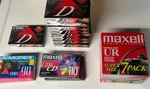 Tdk Maxell Memorex Cassette Tape Lot. Fixed Price $45.00.
