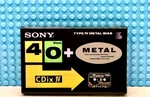 Sony Cdix Iv Metal 40 1991 Japan Blank Cassette Tape (1) (sealed). Fixed Price $30.59.