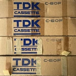 Vintage Tdk C-60F Blank Recordable Cassette Tape Box Lot Of 4 Japan. Fixed Price $34.00.