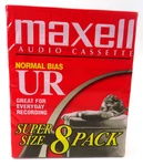 Maxwell Audio Cassettes (8) Pack Normal Bias Ur 60 Minutes Factory Sealed. Fixed Price $21.88.