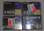 New Lot Of Four 4MM Data Tapes Dds Denon K-90DS & Maxell HS-4/30. Fixed Price $19.99.