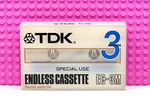 Tdk Endless Cassette EC-3M Min 1987 Japan Tape (1) (sealed). Fixed Price $22.49.