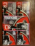 5 Maxell Normal-bias Cassette Tapes UR-120 UR-90 & UR60. Fixed Price $5.00.