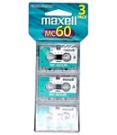 Maxell MC-6OUR Microcassettes Answering Machine Voice Recorder 3 Tapes New. Fixed Price $12.00.