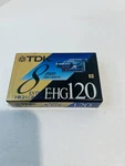 Tdk E-hg 120 8 Mm Video Cassette Tape Ehg New Sealed. Fixed Price $9.22.