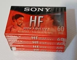 Sony 60 4PACK Blank Audio Cassettes Recordable Brand New High Fidelity Tape. Fixed Price $10.93.