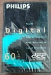 Philips Dcc 60 Minutes Blank Digital Cassette Tape, Sealed Rare New Import. Fixed Price $29.00.