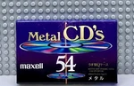Maxell Metal Cd's 54 1992 Japan Type Iv Blank Cassette Tape (1) (sealed). Fixed Price $38.69.