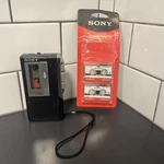 Sony Microcassette Corder M-5 Portable Dictaphone & 2 MC-60 Tapes Work. Fixed Price $49.00.