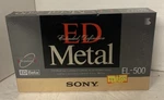 Sony Beta Metal Video Cassette Tape EL-500 Extended Definition. Fixed Price $49.99.