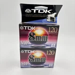 Tdk Mp Premium 8MM Camcorder Film Cassette Tape 120 Minutes 4 Pack Sealed. Fixed Price $20.00.