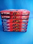 Tdk D60 Cassette Tapes ICE1 Type High Output Unopened. Fixed Price $12.00.