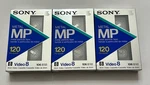 Sony Metal 8MM Video Cassette Tape P6-120MP Lot Of 3 New Nos Sealed. Fixed Price $14.99.