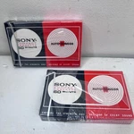 Sony C-60 Auto-sensor Blank Audio Cassette Tapes Minute Vintage Nos Lot Of 2. Fixed Price $24.49.