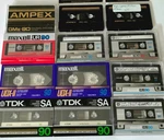 Maxell Xl Udx 14 Tape Cassette Lot Ampex Gmii Epitaxial Recording Blank Japan. Fixed Price $68.00.