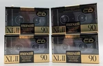 Maxell Xlii 90MINUTES High Bias Audio Cassette Lot Of 4 New Sealed. Fixed Price $38.95.