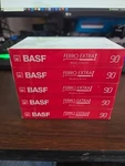 Basf 5 Pack Fero Extra 90 Minute Cassettes. Fixed Price $18.49.