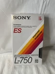 Sony Es L-750 Dynamicron Betamax Blank Cassette Tape, New Sealed. Fixed Price $6.99.