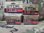 Tdk Super Avilyn E-hg TC-20 Vhsc Blank Video Tapes Lot Of New Sealed Vtg 1987. Fixed Price $6.00.