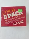 Nos Maxell Udii Blank Media Audio Cassettes High Bias 5-PACK New Sealed. Fixed Price $24.95.