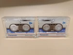 Panasonic Microcassette Mc 90 Tiny Blank Tapes New Total Of 2. Fixed Price $9.95.