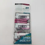 Kmc Blank Cassette Tapes 3 Pack - Low Noise High Output Normal Bias 60 Minutes. Fixed Price $11.99.