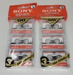 Sony Microcassette Pack 3MC-60B Minutes Blank Tapes. Fixed Price $27.99.